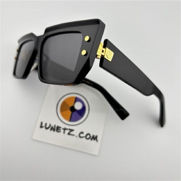 Balmain B VI Black and Gold Sunglasses - Picture 1 of 3